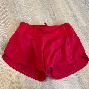 Size 4 Tall Lululemon Speed Up Shorts 4”